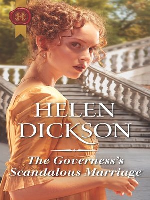 cover image of The Governess's Scandalous Marriage